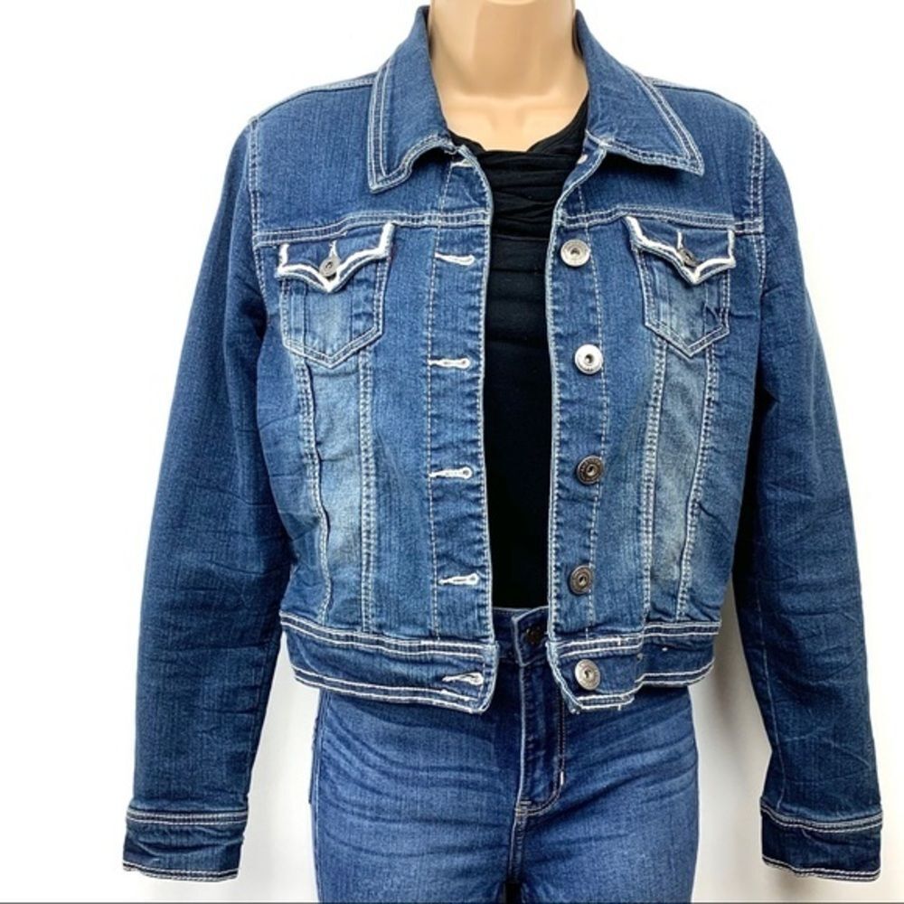 Amethyst Long Sleeve Jean Jacket‎